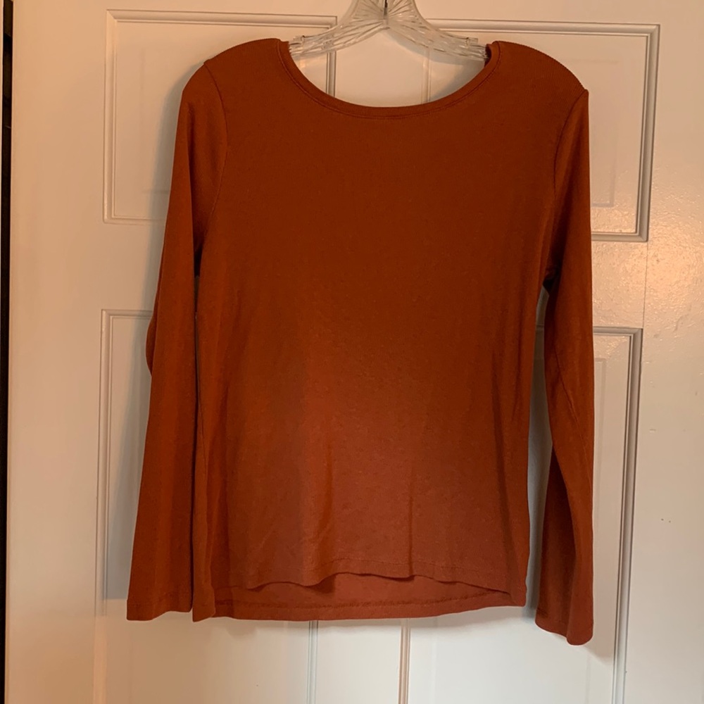 Target Ribbed Long Sleeve Tee